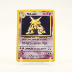 Alakazam - 1/102 Base Set Unlimited Holo Rare Pokemon - MP/HP - Image 1