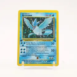 Articuno - 2/62 Fossil 1st Edition Holo Rare Pokemon - LP/MP - Image 1