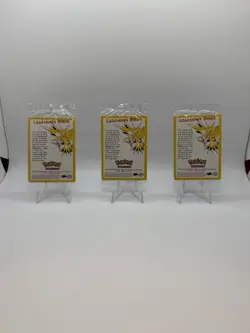 2000 Pokemon TCG Legendary Birds Black Star Promo Lot of 3 Sealed Promo Packs - Image 1
