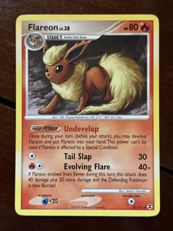 Pokemon Rising Rivals Flareon 19/111 Non Holo Rare - Image 1