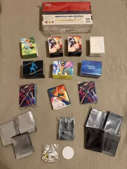 Pokemon Japan Post Stamp Box Iono Marnie Deck Boxes Sleeves Albums Lot - Image 2