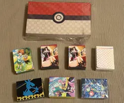 Pokemon Japan Post Stamp Box Iono Marnie Deck Boxes Sleeves Albums Lot - Image 3