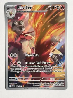 Blaziken 192 Sv10: Destined Rivals Holo Illustration Rare Pokemon NM - Image 1