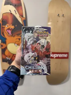 Chilling Reign Booster Display Box Sealed Pokemon Sword & Shield Minor Flaw 820650818462 - Image 3