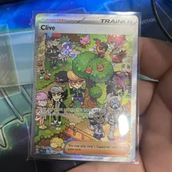 Pokemon TCG Clive 236/091 Paldean Fates Special Illustration Rare Card SIR NM - Image 1
