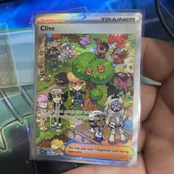 Pokemon TCG Clive 236/091 Paldean Fates Special Illustration Rare Card SIR NM - Image 2