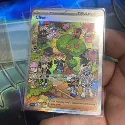 Pokemon TCG Clive 236/091 Paldean Fates Special Illustration Rare Card SIR NM - Image 3