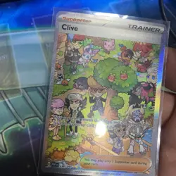 Pokemon TCG Clive 236/091 Paldean Fates Special Illustration Rare Card SIR NM - Image 5
