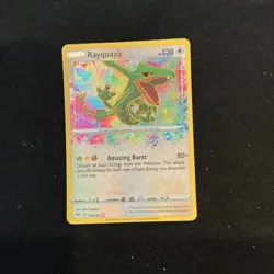 Pokemon Rayquaza Amazing Rare Holo 138/185 Swsh04 Vivid Voltage 120 HP Card - Image 1