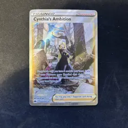 Cynthia's Ambition GG60/GG70 Crown Zenith: Galarian Gallery Holo Card NM - Image 1
