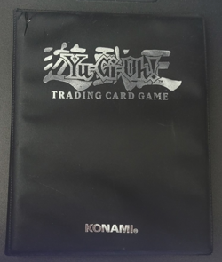 Vintage Yu-Gi-Oh! Trading Card Game Binder DAMAGED 1996 Konami Black Album - Image 1