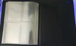 Vintage Yu-Gi-Oh! Trading Card Game Binder DAMAGED 1996 Konami Black Album - Image 3