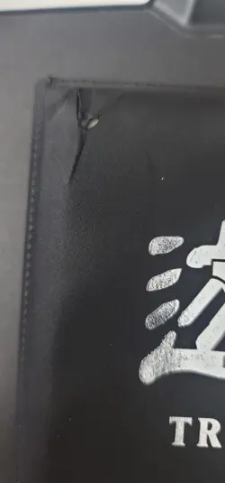 Vintage Yu-Gi-Oh! Trading Card Game Binder DAMAGED 1996 Konami Black Album - Image 5