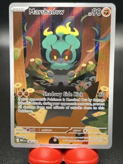 Pokemon TCG Marshadow Mega Evolution Illustration Rare Card 146/132 - Image 1