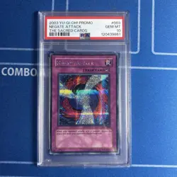 2003 YU-GI-OH! NEGATE ATTACK PROMO - THE SACRED CARDS (Secret) TSC-003 - PSA 10 - Image 1
