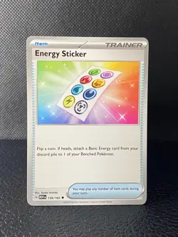 159/165 Energy Sticker S&V 151 Pokemon TCG Add to Cart for Multi-Card Discount - Image 1