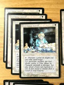 LOT de 12 Playsets 3eme Edition Bords Noirs FBB Magic the Gathering MTG Blanc - Image 2