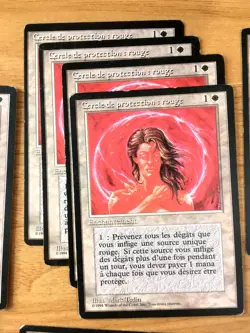 LOT de 12 Playsets 3eme Edition Bords Noirs FBB Magic the Gathering MTG Blanc - Image 4