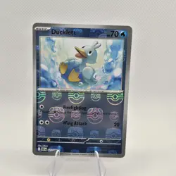 Pokemon Ducklett (Master Ball Pattern) 025/086 Sv: White Flare Holo EN - Image 1
