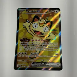 Pokemon Perfect Order Meowth EX 107/88 Full Art Ultra Rare NM - Image 1