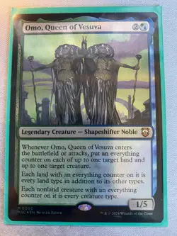 MTG FOIL Omo, Queen of Vesuva M 002 M3C Modern Horizons NM - Image 1