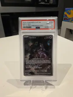 2023 POKEMON SVP EN-SV BLACK STAR PROMO 151 ULTRA-PREM COLL #052 MEWTWO PSA 10 - Image 1