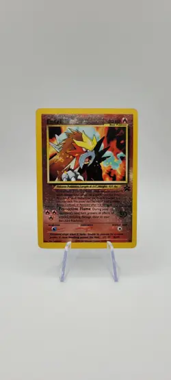 Pokemon TCG: Entei 34 Wizards of The Coast Black Star Promo (Swirl) - MP/HP - Image 1