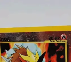 Pokemon TCG: Entei 34 Wizards of The Coast Black Star Promo (Swirl) - MP/HP - Image 3