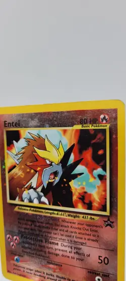 Pokemon TCG: Entei 34 Wizards of The Coast Black Star Promo (Swirl) - MP/HP - Image 4