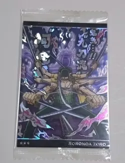 PREORDER Roronoa Zoro No.6-18 SR SEALED Holo One Piece Wafer Card - Image 1