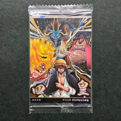 S6216 Four Emperors No.4-SEC2 Japanese One Piece Wafer Card Sealed Shanks YA17 - Image 1