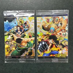 S6219 Straw Hat Crew No.10-SEC1 SEC2 One Piece Wafer Cards Sealed Luffy YA17 - Image 1