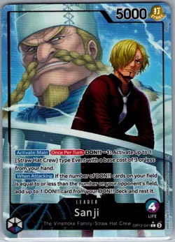 Sanji (Alt Art) OP12-041 English Legacy of the Master - One Piece Card - NM - Image 1