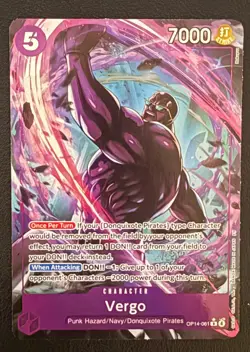 One Piece TCG: VERGO Alternate Art (Parallel) #OP14-061 – NM - Image 1