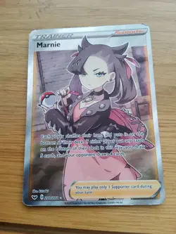 Pokemon TCG MARNIE - FULL ART CARD - SWORD & SHIELD - 200/202 - Image 1