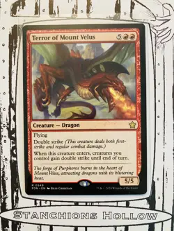 MTG Terror of Mount Velus - Foundations (FDN) R 0549 - Image 1