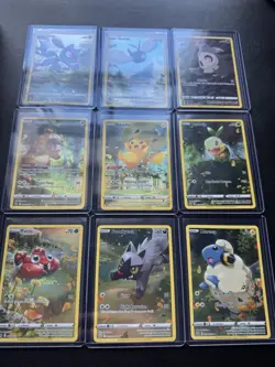 Pokemon TCG Crown Zenith Galarian Gallery Full Art Set of 9 Cards GG26 - GG34 - Image 1