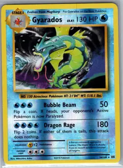 Gyarados 34/108 Reverse Holo XY - Evolutions - Pokemon Card - NM - Image 1