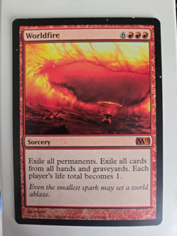 Worldfire ⭐non-foil⭐ MTG Moderately Played Core Set 2013 #158 - Image 1
