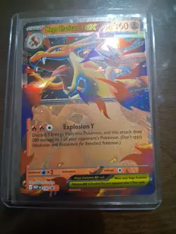 Mega Charizard Y EX 030 Promo Pokemon Card NM - Image 1