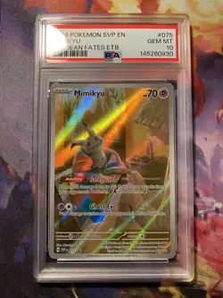 Mimikyu 075 Sv: Scarlet & Violet Promo Cards Holo PSA 10 - Image 1