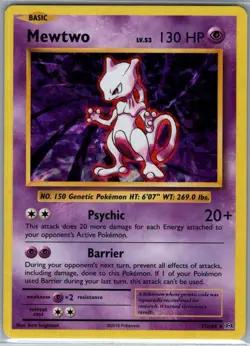Mewtwo 51/108 Holo XY - Evolutions - Pokemon Card - NM - Image 1