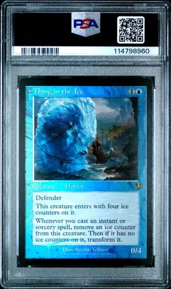 2025 MTG INNISTRAD REMASTERED #460 AWOKEN HORROR/THING IN THE ICE PSA 10 - Image 2