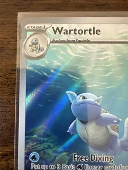 Pokemon TCG Wartortle Scarlet & Violet 151 Card Holo IR 171/165 - Image 2