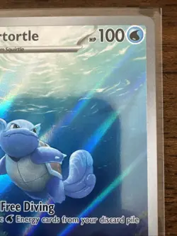 Pokemon TCG Wartortle Scarlet & Violet 151 Card Holo IR 171/165 - Image 3