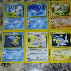 Pokemon Neo Genesis Wizards of the Coast 17 Card Lot Marill Quagsire Seadra - Image 1