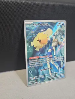 Pokemon TCG Misty's Psyduck 193/182 DRI Destined Rivals Secret Rare Holo Card - Image 3