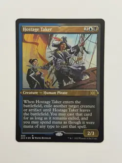 Hostage Taker (Foil Etched) Double Masters 2022 Foil NM - Image 1