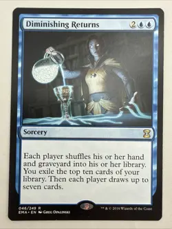 Diminishing Returns x1 MTG Eternal Masters 1x Magic Very Good Light Play VG LP - Image 1