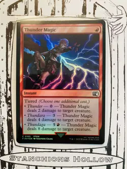 MTG Thunder Magic (Foil) - FINAL FANTASY (FIN) C 0165 - Image 1